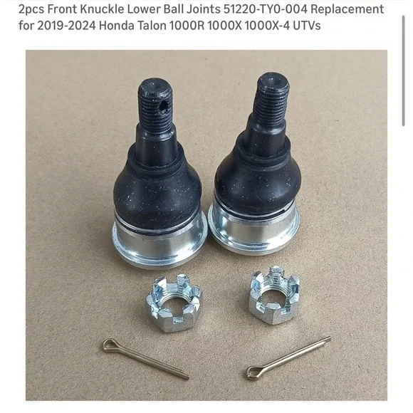 Front Knuckle Lower Ball Joints 51220TY0004 2019-2024 Honda Talon 1000R 1000X