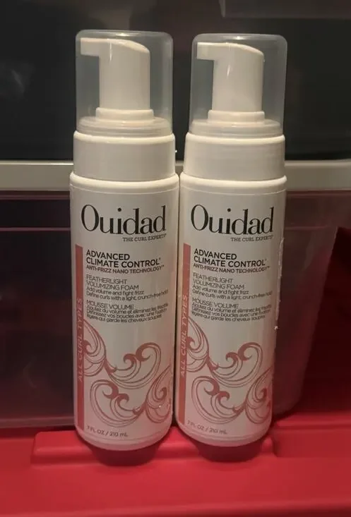 Ouidad ADVANCED CLIMATE CONTROL Featherlight Volumizing Foam 7 oz LOT Of 2