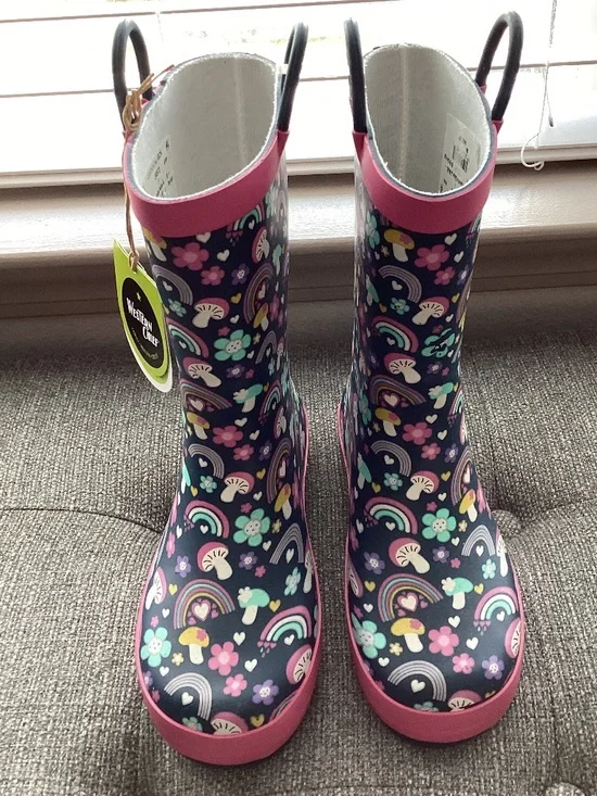 Western Chief Kids' Rainbow Dream Rain Boot, size 1 M
