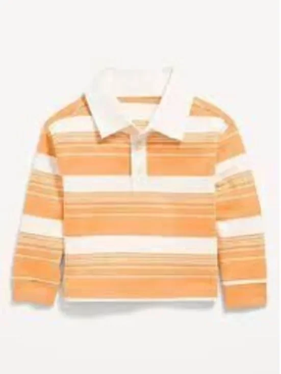 Old navy Unisex oversized boxy fit long sleeve rugby shirt 4T