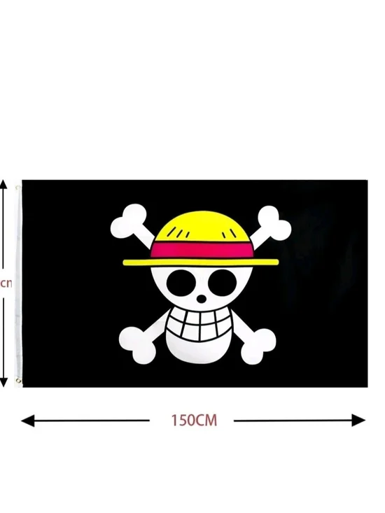 One Piece Straw Hat Crew Large Wall Flag 90x150cm