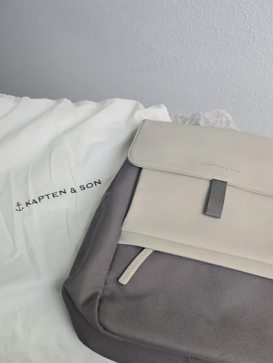 Women's Two-Tone Taupe & Cream Backpack