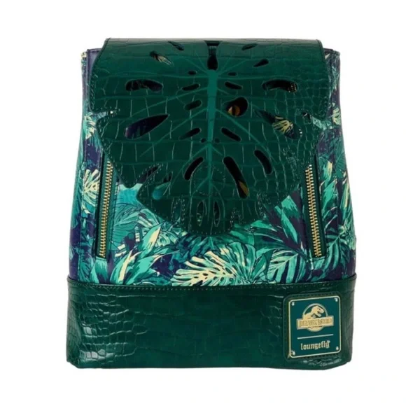 New Jurassic World Jungle Glow in the Dark Mini Backpack Loungefly.