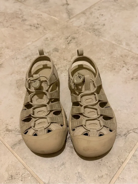Keen Women's Closed-Toe Sport Sandals in Tan