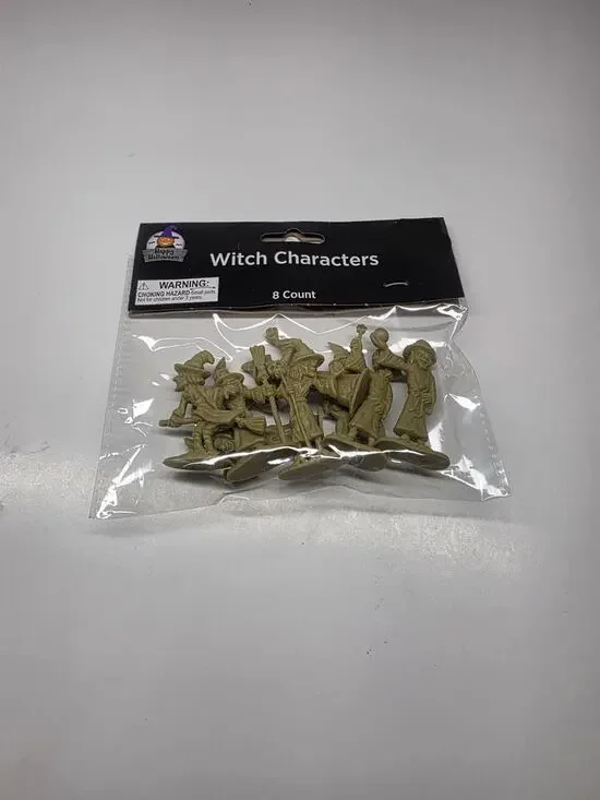 8‑Count Witch Characters – Discontinued Halloween Decor – NEW