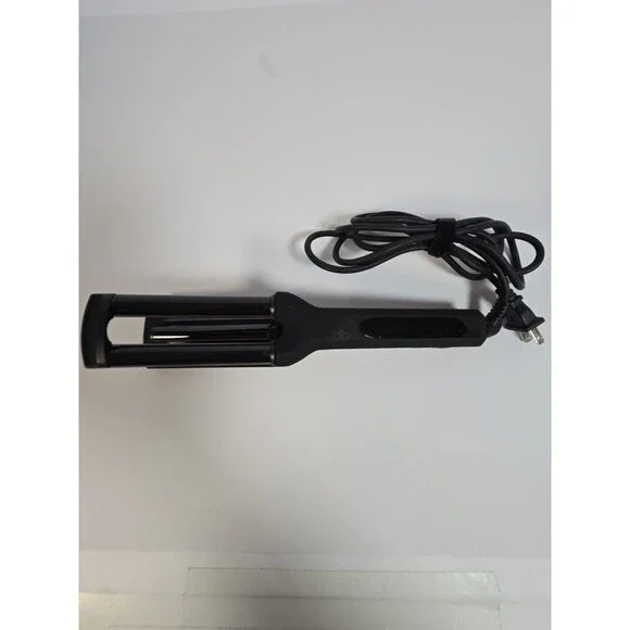 L'ange Le Waver 3 Barrel Titanium Hair Waver Black HT020A 70W Tested