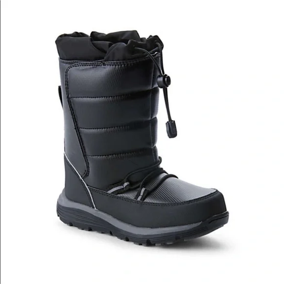 NWT Lands End Snow Flurry insulated snow Toddler boots NWOT Sz 8