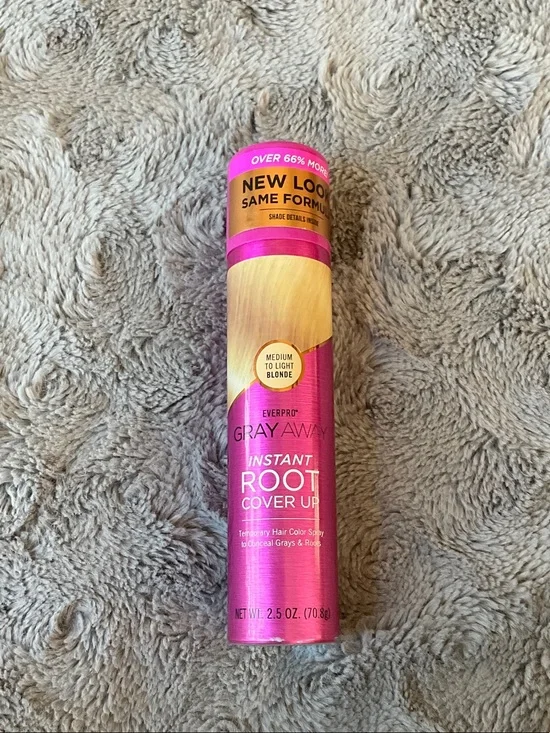 Gray Away Instant Root Cover Up Spray - Pink (Medium to Light Blonde)