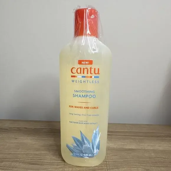 Cantu Weightless Smoothing Shampoo Waves & Curls Sulfate-Free 13.5 fl oz