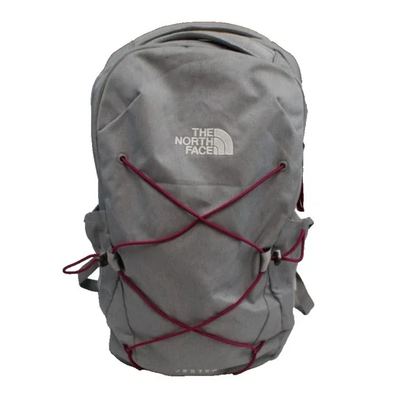 THE NORTH FACE Women's Jester Backpack, Minimal Grey Dark Heather, One Size-USED