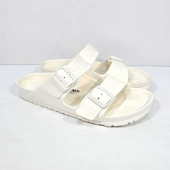 Birkenstock Arizona EVA White Waterproof Double Buckle Slide Sandals EU41 L10 M8