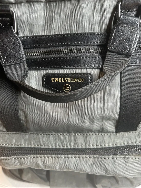 Light Gray Women's Backpack with Front Pocket and Side Pockets Dipper Bag