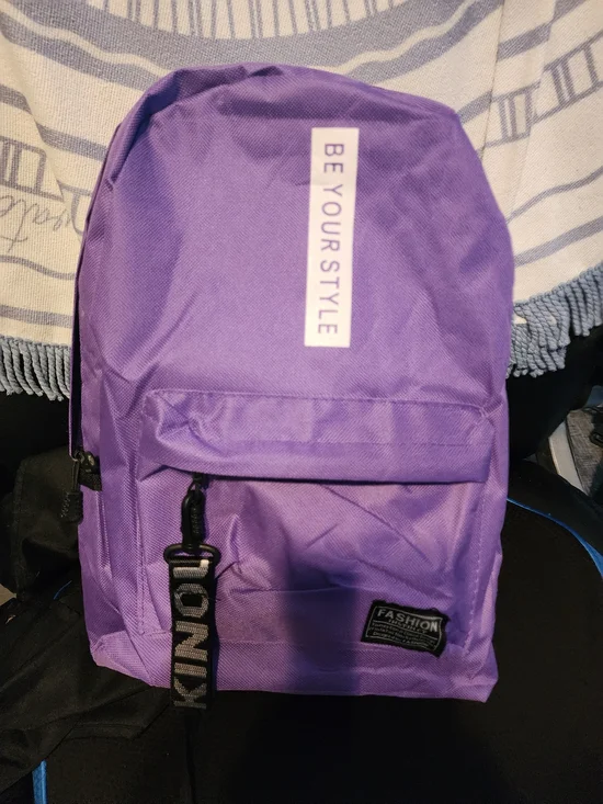 Purple Backpack 11x15