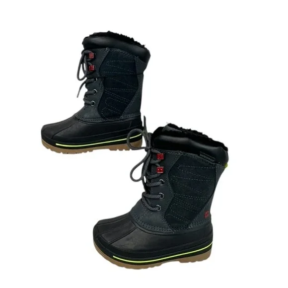 Swiss‎ Tech Kids Size 10 Insulated to -25 degrees Black Winter Boots