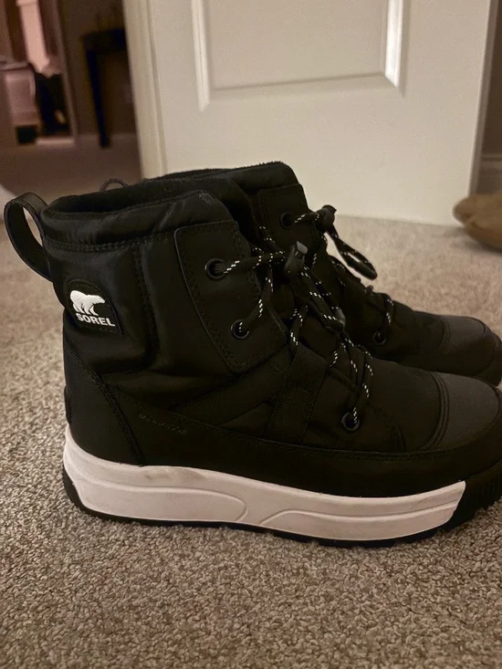SOREL Black Winter Boots – Girls/Women’s Size 5 – Like New