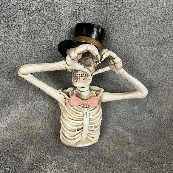 Decorative Skeleton Resin Bust Halloween Party Decor