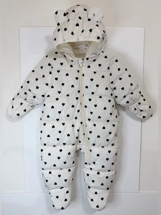 Old Navy Water Resistant Frost-Free Puffer Snowsuit 3-6M NWT
