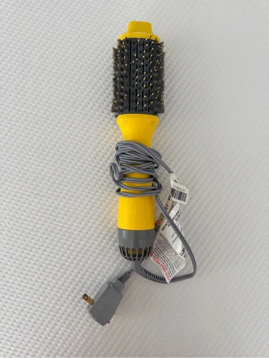 Drybar Yellow & Gray Round Blow Dryer Brush
