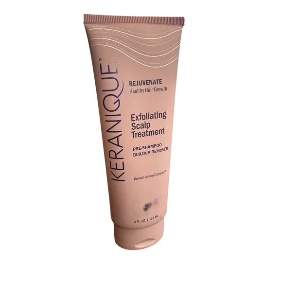 Keranique Exfoliating Scalp Treatment Pre-Shampoo Buildup Remover 4oz 118ml