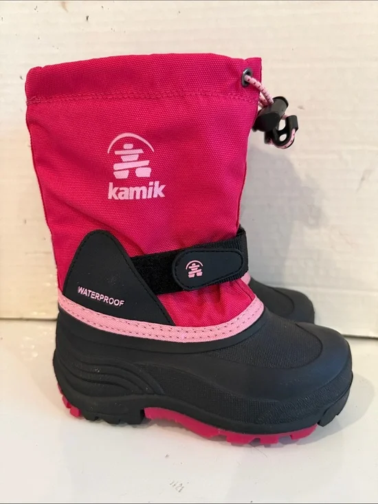 Kamik Waterbug 5 Kids Waterproof Snow Boots ( sz 10)