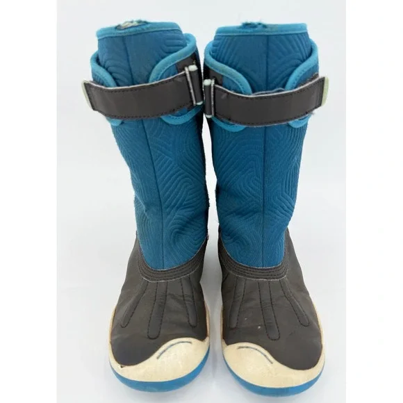Plae Thandi Kids Blue Rain Waterproof Boots‎ Size 12.5