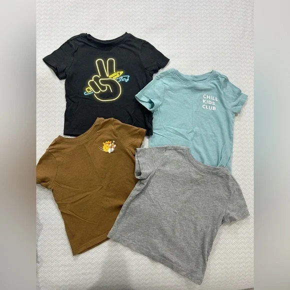 Old Navy Kids Short Sleeve Tees - Black, Blue, Brown, Gray
