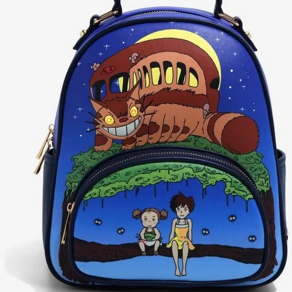 Our Universe Studio Ghibli My Neighbor Totoro Night Catbus LightUp Mini Backpack