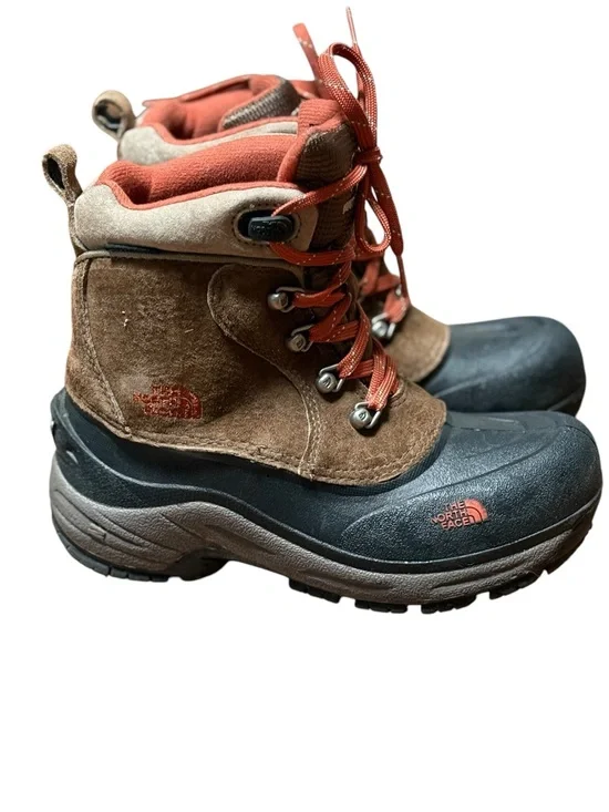 The North Face Chilkat Boys Waterproof Winter Snow Boots Outdoor Hiking Size 3