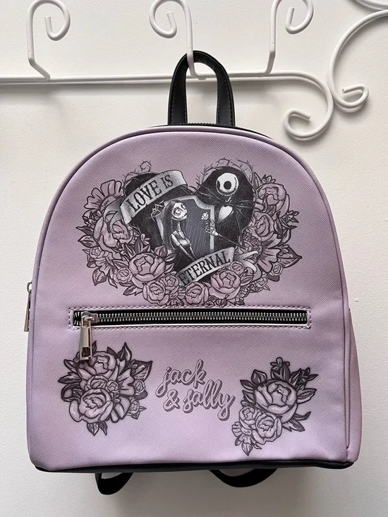 NWT Jack & Sally Mini Backpack – Love Is Eternal