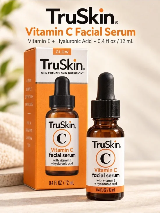 Skin Vitamin C Facial Serum - Orange & White Packaging