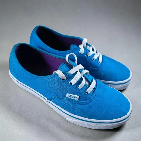 Vans Authentic Hawaiian Ocean Mens 6 Womens 7.5 Blue And Purple Skate Shoes‎