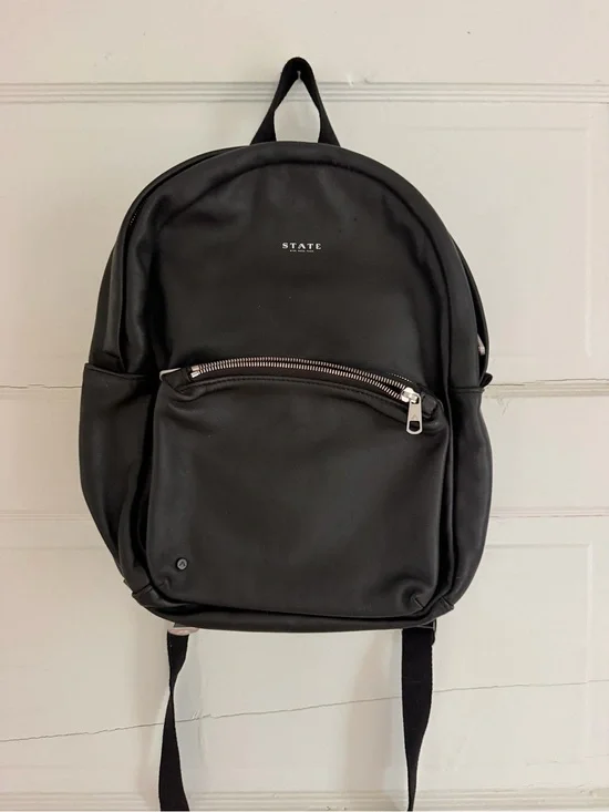 STATE Mini Lorimer Leather Backpack