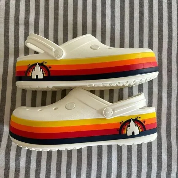 Disney Platform Retro Crocs Size M7/W9