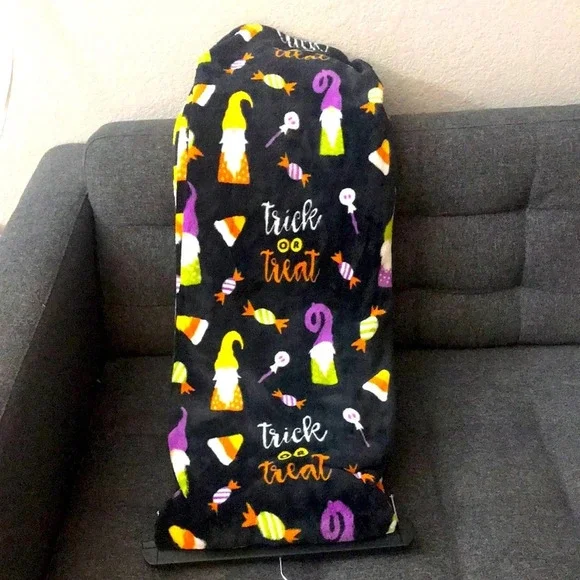 Trick or Treat Gnome Decorative Throw