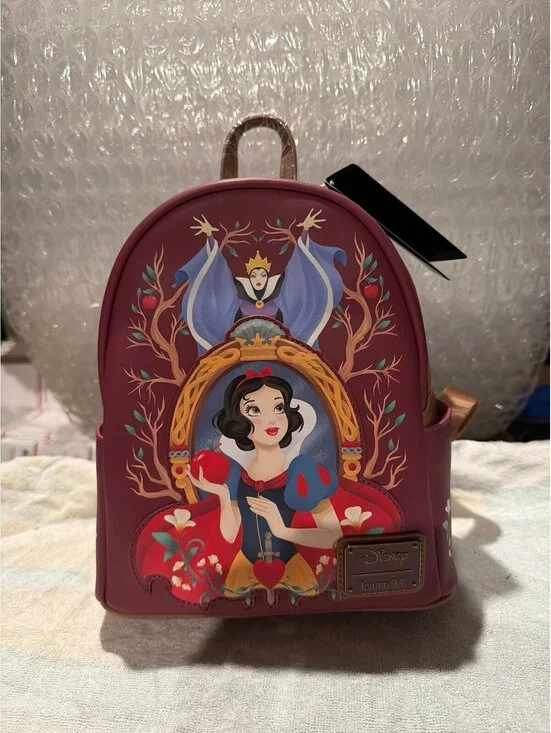 Loungefly Disney Snow White 'Just One Bite' Mini Backpack NWT