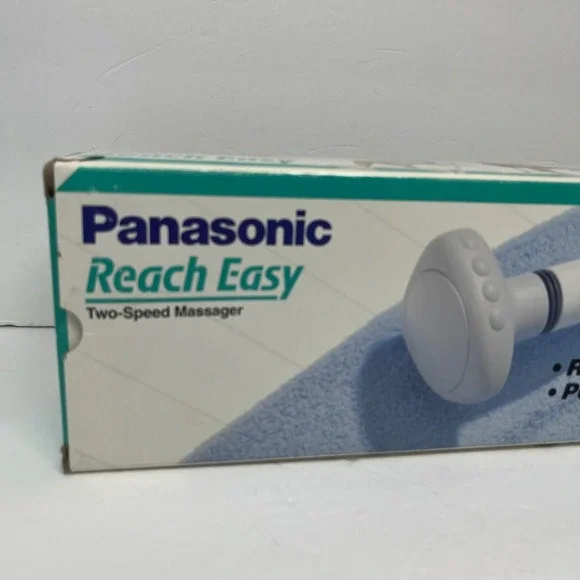 Panasonic Reach Easy Massager Portable White Curved EV290 Vintage -Excellent