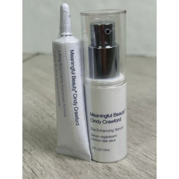 Meaningful Beauty Eye Enhancing Serum + Lifting Eye Creme Advanced 0.5oz 15ml Ea