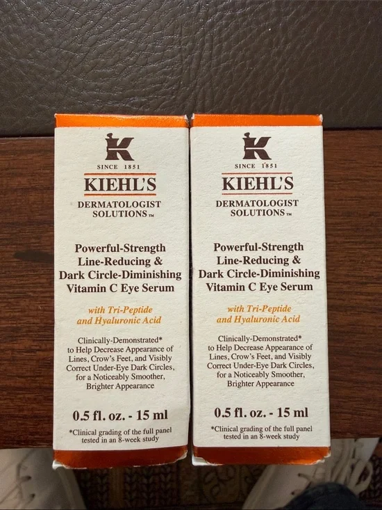 2 Pack - Kiehl's Vitamin C Eye Serum Boxes