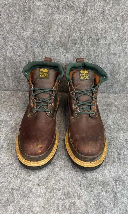 Georgia Boot G6374 Georgia Giant 6in Steel Toe Work Boots Size 14M Brown