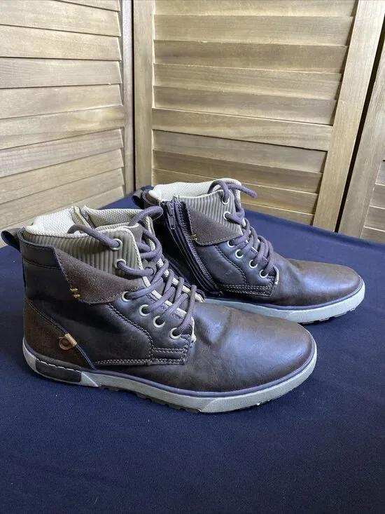 Day Five Sneaker Boots Mens 7M Viper Brown 317163 Fashion Lightweight Non‎ Slip