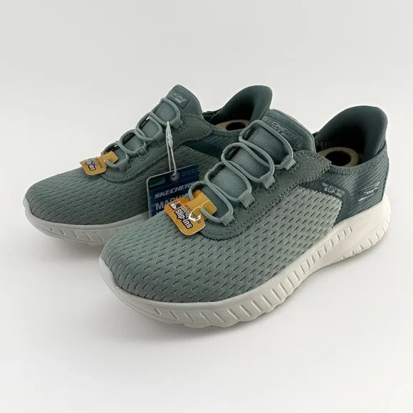 Skechers Women's BOBS Squad Chaos In Color Slip-Ins Sage 117504 Size 5.5 New