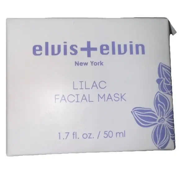 Elvis+Elvin New York Lilac Facial Mask Treatment 1.7 fl oz New in Box EXP 12/26