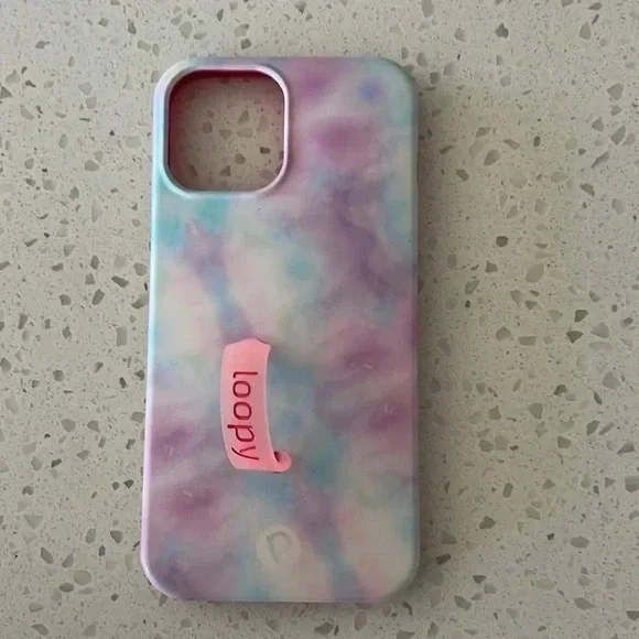 iPhone 12 Pro Max Loopy Tye dye case