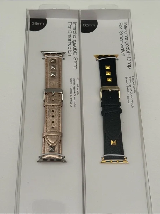 Smartwatch interchangeable straps. 38mm Apple Compatible.