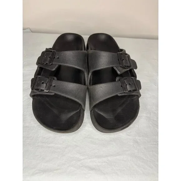 BIRKENSTOCK Arizona Essentials Black Water Sandal Summer Footbed = 9.5