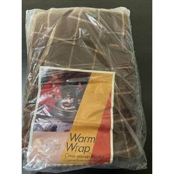 Vintage Esmond 70s‎ Warm Wrap Acrylic Cover You Up Blanket The Original Snuggie
