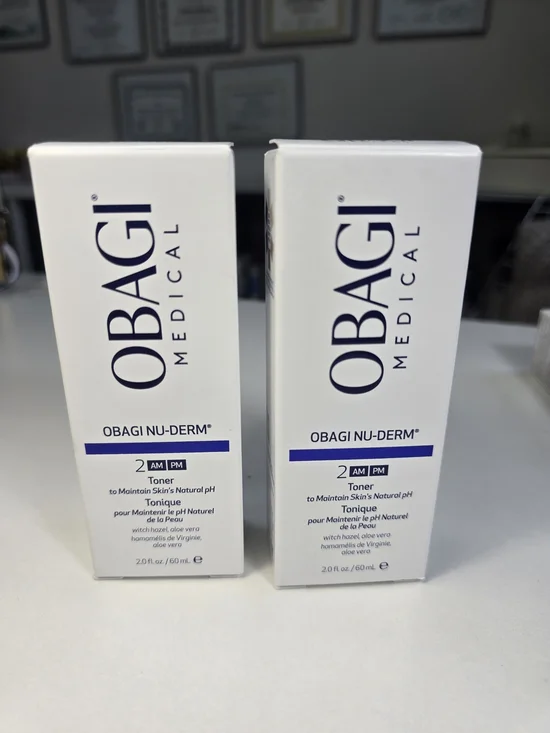 Obagi Nu-Derm Toner 2 AM/PM - White and Blue