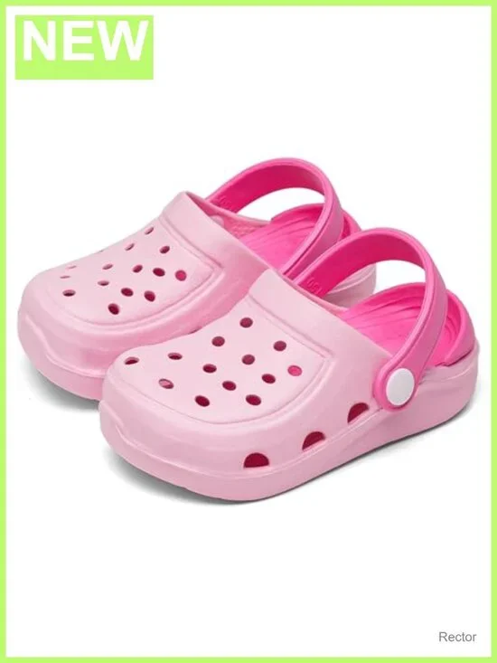 OWIF Kids Toddler Clogs Slip On Water Shoes EVA Sandals Unisex