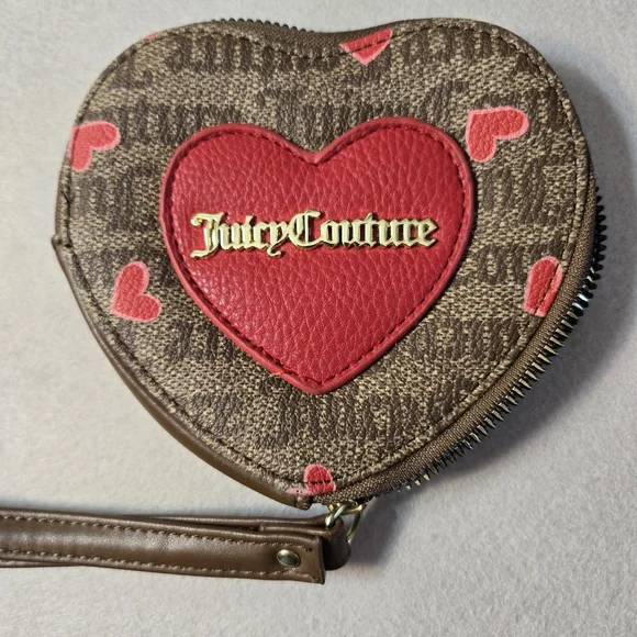 Juicy Couture Heart-Shaped Wristlet