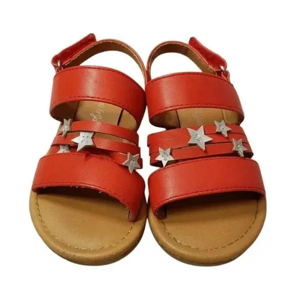 Cat and Jack Patriotic Sandals 5